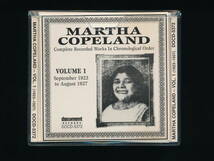 ☆MARTHA COPELAND☆VOLUME 1 (1923-1927)☆Complete Recorded Works In Chronological Order☆1995年☆DOCUMENT RECORDS DOCD-5372☆_画像1