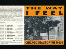 ☆CHICAGO BLUES OF THE 1960'S☆THE WAY I FEEL☆1991年輸入盤☆FLYRIGHT FLYCD 43☆_画像4