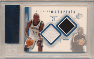 Kevin Garnett 2000-01 UD SPx Winning Materials Jersey Warm-Up VGR 78 ジャージ・ウォームアップカード ケビン・ガーネット