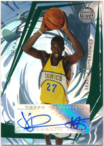 Johan Petro NBA 2005-06 Topps First Row RC Rookie Signature Dunk Auto 190枚限定 直筆サイン ルーキーオート ヨハン・ペトロ