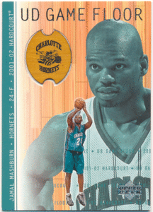 Jamal Mashburn NBA 2001-02 Upper Deck Hardcourt UD Game Floor フロアカード ジャマール・マッシュバーン