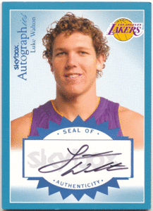 Luke Walton NBA 2003-04 Skybox Autographics RC Rookie Signature Auto 400枚限定 ルーキーオート ルーク・ウォルトン