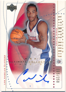 Chris Wilcox NBA 2002-03 UD Ultimate Collection RC Rookie Signature Auto 250枚限定 ルーキーオート クリス・ウィルコックス 