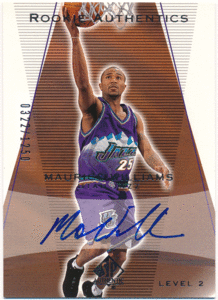 Maurice Williams NBA 2003-04 Upper Deck SP Authentic RC Rookie Signature Auto 1250枚限定 ルーキーオート モーリス・ウィリアムズ