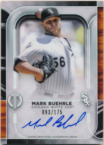 Mark Buehrle MLB 2022 Topps Tribute Signature Autographed Card 175枚限定 直筆サイン オート マーク・バーリー