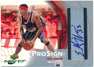 Eddie Griffin NBA 2003-04 Upper Deck UD MVP Pro Sign Auto 直筆サイン オート エディ・グリフィン