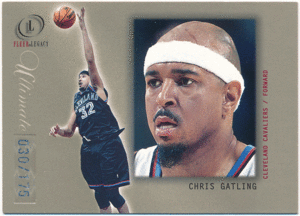 Chris Gatling NBA 2000-01 Fleer Legacy Ultimate Parallel 175枚限定 パラレルカード クリス・ギャトリング