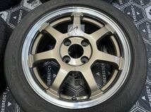 【中古品】winning street wheel 15インチ 6j38 PCD100 4穴 4本_画像5