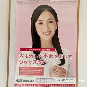 非売品　野口絵子　防災 ポスター　73×52