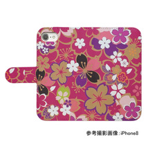 Xiaomi 13T XIG04　スマホケース 手帳型 プリントケース 和柄 花柄 桜 おしゃれ_画像2