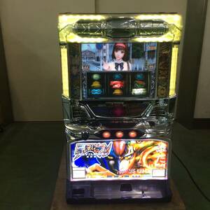 【H-1937】中古品 パチスロ 実機 デビルマン 2 悪魔復活 コイン不要機 家庭用電源　エレコ【引取限定・静岡県浜松市】