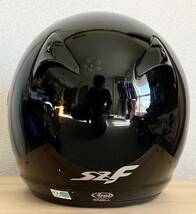 アライSZ-F【59・60】 スモークシールド付 黒 ジェットヘルメット　gpz ハーレー_画像6