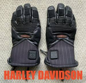 ④ハーレー電熱グローブ◇右通電不可◇ガービング HARLEY DAVIDSON