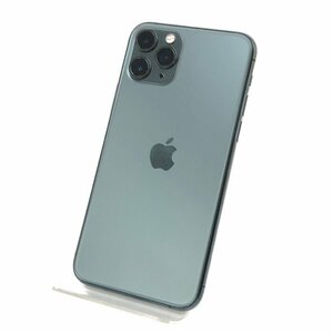 アップル Apple iPhone 11 Pro 256GB SIMフリー バッテリー100％ 初期化済 ミッドナイトグリーン