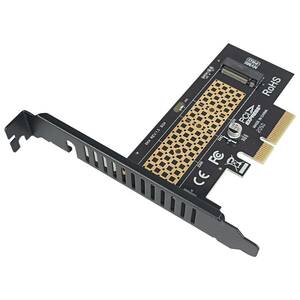 M.2 NVME SSD to PCIE 4.0アダプター 変換カード 増設インターフェースボード PCie x4/x8/x16スロット 汎用 ホストコントローラ拡張カード