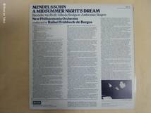 レア LPレコード 英DECCA メンデルスゾーン A MIDSUMMER NIGHT'S DREAM 夏の夜の夢 ニューフィルハーモニックオーケストラ 美盤_画像2