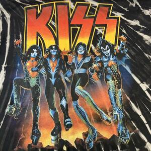 90s 90年代　kiss キッス　バンド　tシャツ ヴィンテージ　ビンテージ　size:L ロック　バンドT 1998年　コピーライト　men's メンズ