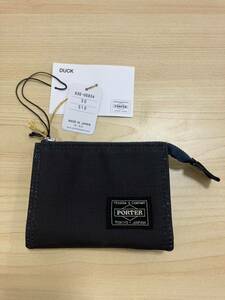 ☆☆【未使用品】PORTER ポーター ダックジップウォレット　吉田 カバン 財布 コインケース 銭入れ☆☆ 