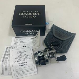 美品　シマノ 20 CT カルカッタ コンクエスト DC 100 右巻き　20 CALCUTTA CONQUEST DC 100 04083 動作確認済み