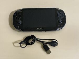 早い者勝ち！ SONY ソニー PCH-1100 PlayStation Vita PSVITA 本体 充電コード・メモリーカード 8GB付き 初期化済 レターパックプラスにて