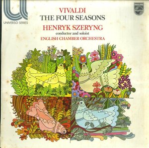 A00533995/LP/ヘンリク・シェリング「ヴィヴァルディ：Vivaldi The Four Seasons」