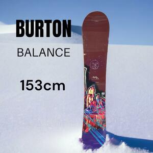 Burton BALANCE バートン バランス 153 cm スノーボード スノボ板 スノボ ディレクショナル キャンバー スポーツ スキー かっこいい