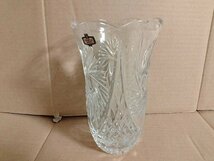 ユーゴスラビア製　クリスタルガラスの花瓶2個_画像8