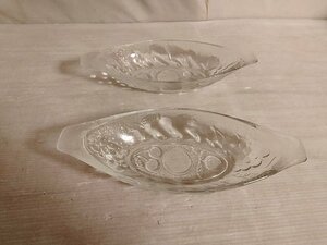  free shipping glass. desert plate 2 sheets 