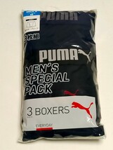 M★送料無料！①②即決！PUMA プーマ/メンズ/ボクサーパンツ/M=76～84cm/下着【3枚セット】ボクサーブリーフ_画像5