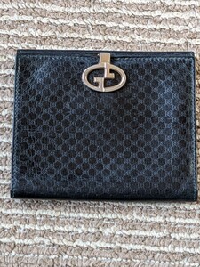 GUCCI 二つ折り財布 マイクロ GGダブルホック