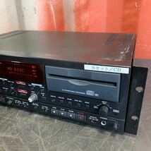 B011.型番：CC-222SLMKII.TASCAM CC-222SL MKII.CD カセットデッキ .本体のみ.ジャンク_画像3