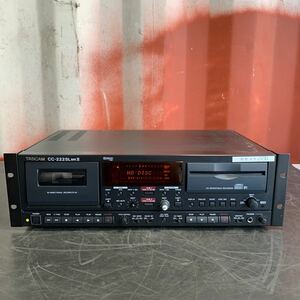 B011.型番：CC-222SLMKII.TASCAM CC-222SL MKII.CD カセットデッキ .本体のみ.ジャンク