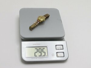 ★ハローカメラ★ 7313 ラドー RADO 手巻き レディース 腕時計 GOLDPlated G10 MICRONS 動作品 1円スタート