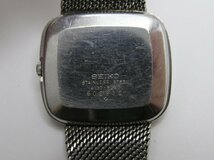 ★ハローカメラ★ 7329 セイコー SEIKO 4130-5240 メンズ クォーツ 腕時計 ジャンク 要修理 文字盤ブルー 1円スタート_画像3