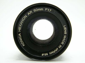 ★ハローカメラ★7562 コニカ KONICA HEXANON AR ( 50mm F1.7) 【:要清掃】動作品ジャンク 現状 1円スタート 即決有り