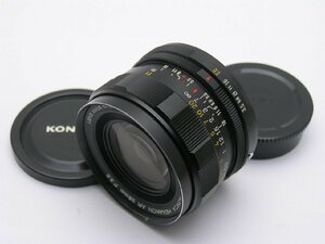 ★ハローカメラ★7525 KONICA HEXANON AR ( 28mm F3.5 )動作品、現状　1円スタ－ト　即決