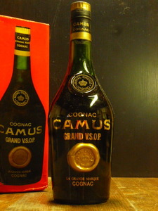 特級時代「CAMUS」 GRAND V.S.O.P 1980年代半ば以前 COGNAC カミュ 700ml 40度 赤ラベルより前 終売 従価 CAMUS GVSOP-1021-A