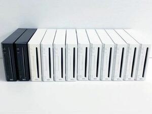 12台　NINTENDO　Wii　本体　RVL-001　任天堂　ニンテンドー　ウィー　白　シロ　10台 & 黒　クロ　2台　大量　まとめて　セット