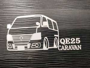 キャラバン 車体ステッカー QE25 日産 車高短仕様 CARAVAN