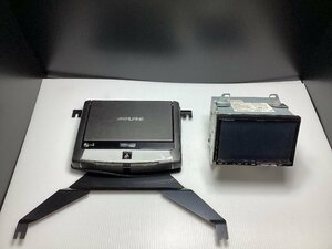 カーナビ フリップダウンモニター付　VIE-X088V 8V型（インチ）アルパイン　ALPINE HDDナビ　フルセグ　Bluetooth DVD/CD
