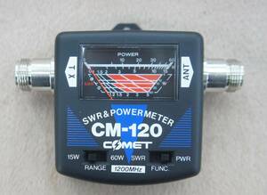 COMET CM-120 1200MHz帯　コンパクトSWR&POWER METER