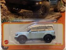 【新品：未開封】MATCHBOX マッチボックス 2022年 フォード ブロンコ スポーツ / FORD BRONCO SPORT [ライトグリーン]_画像3