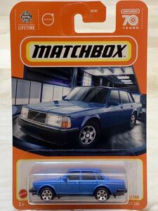 【新品：未開封】MATCHBOX マッチボックス 1986年 ボルボ 240 / VOLVO 240 [ブルー]