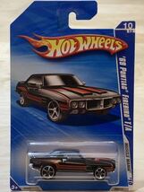 【新品：未開封】HOT WHEELS ホットウィール 1969年 ポンティアック ファイヤーバード T/A [ブラック/レッドストライプ]_画像1