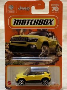 【新品：未開封】MATCHBOX マッチボックス ジープ アベンジャー / JEEP AVENGER [イエロー]