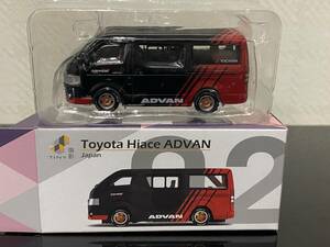 （11）　ハイエース祭り　TINY　02　ハイエース　ADVAN　（多摩500　な　77-32）　1/64