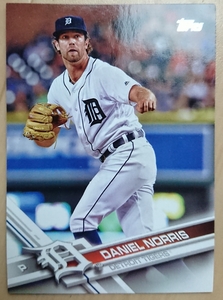 ★日米野球 2018 DANIEL NORRIS TOPPS 2017 #339 MLB メジャーリーグ ダニエル ノリス DETROIT TIGERS デトロイト タイガース