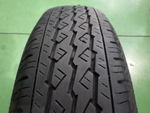 BRIDGESTONE K370 145/80R12 80/78N LT タイヤ1本 22年 4.7mm 【管理番号 9234 RB3-701】中古【小物】_画像7