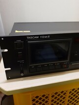 TASCAM 112MK2 カセットデッキ 業務用 ジャンク品 現状品_画像2