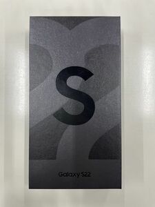 【新品/未使用/SIMフリー】Galaxy S22 SCG13 ファントムブラック 判定〇/残債なし⑨